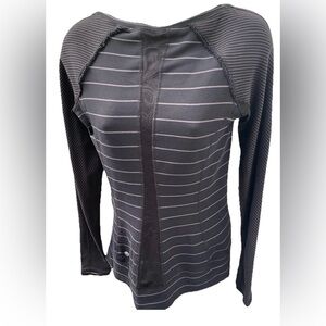 Lulu Lemon~~Striped Black Long Sleeve Women's Top~~Size S/M~~